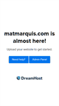 Mobile Screenshot of matmarquis.com